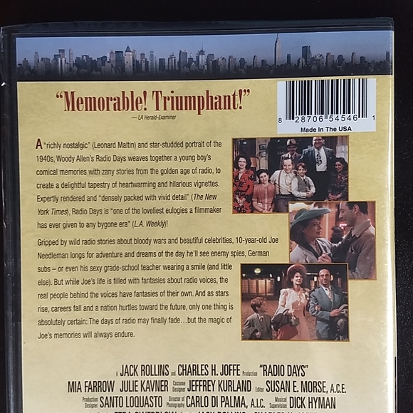 Factory Sealed "Radio Days" DVD - Picture 3 of 8